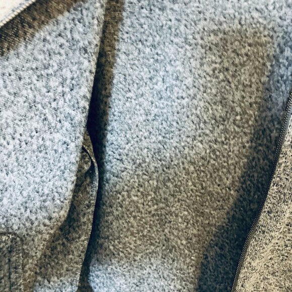 Eddie Bauer Womens Gray Med Weight Full Zip Soft Shell Fleece Lined Jacket Sz LG - Picture 12 of 12